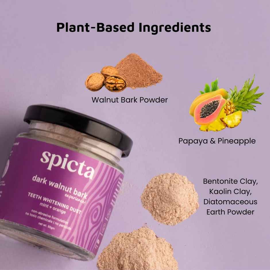 Spicta Walnut Bark Teeth Powder