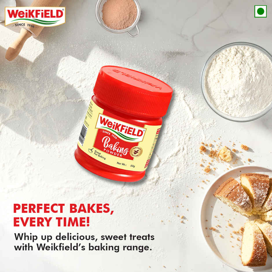Weikfield Baking Powder Jar | Double Acting