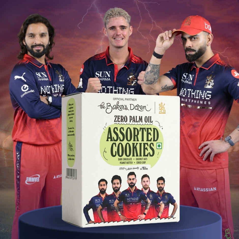 The Baker's Dozen Assorted Cookies | Dark Chocolate, Coconut Oats & Peanut Butter Cookies