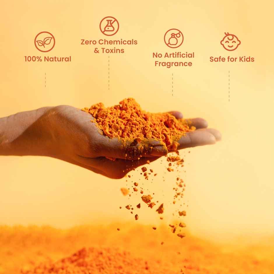 Nat Habit Natural Organic Holi Color Gulal Orange - Marigold Chhalak