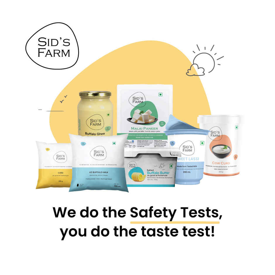 Sids Farm A2 Buffalo Double Toned Milk Combo