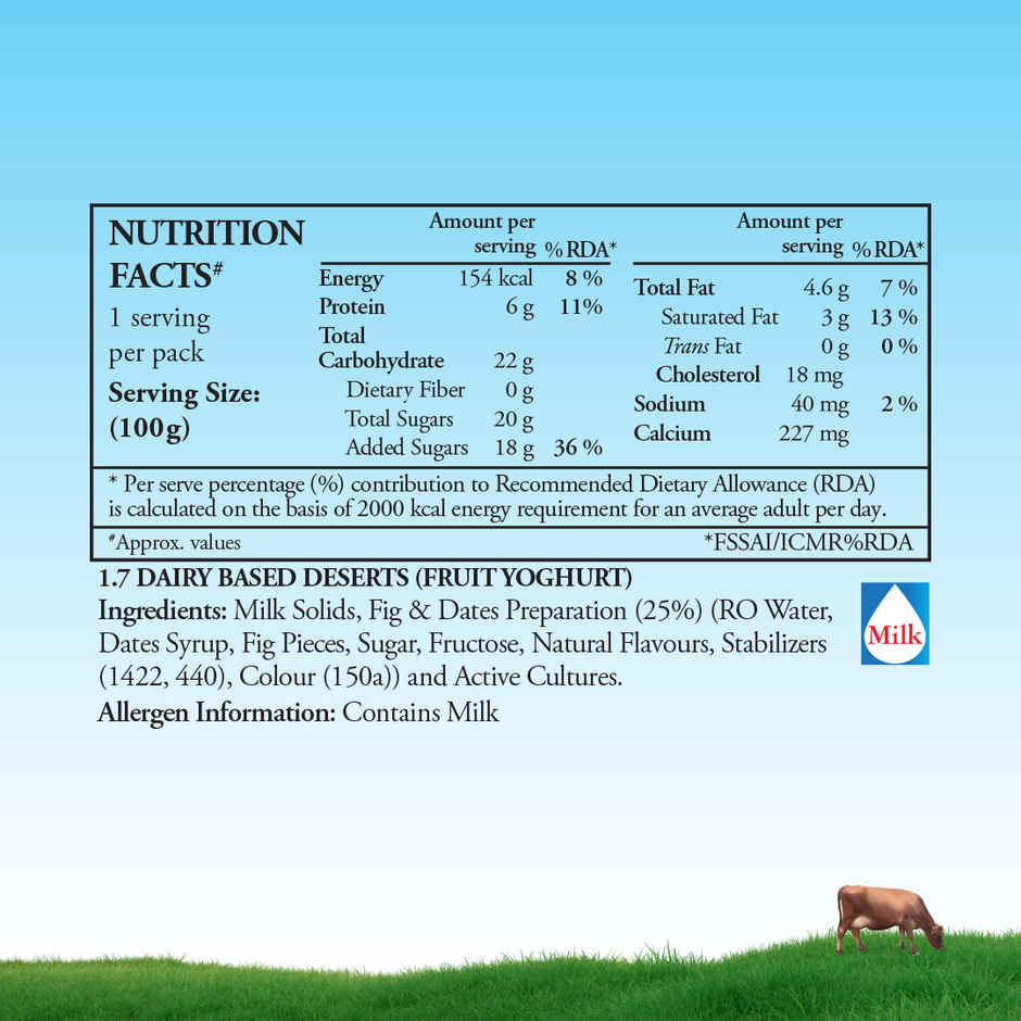 Hatsun Greek Yoghurt Fig And Dates Combo