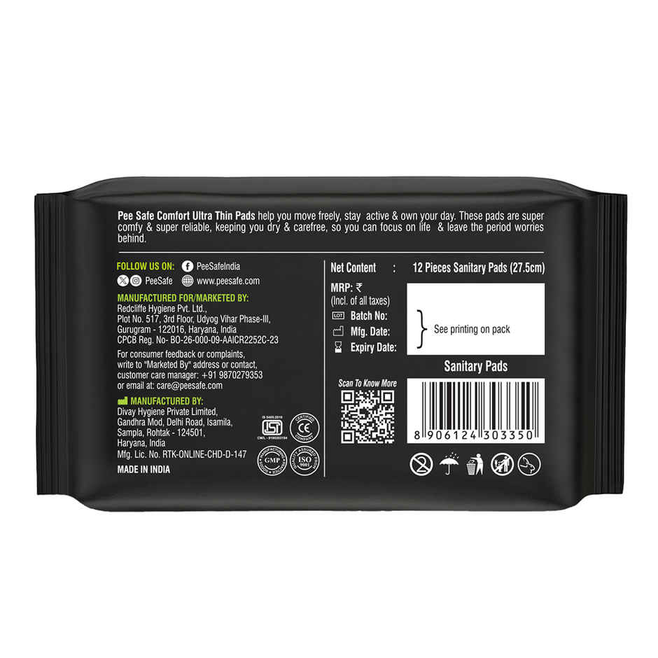 Pee Safe Ultra Thin XL Pads