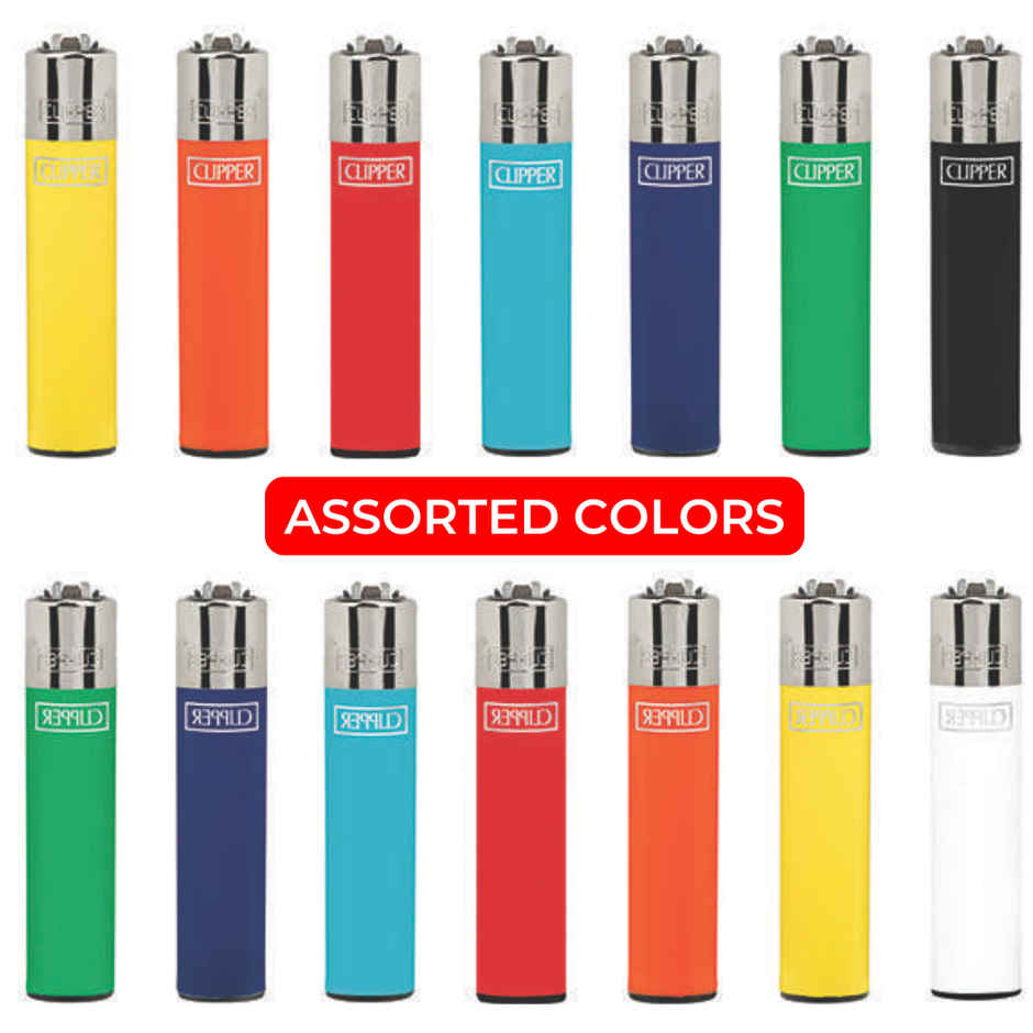Clipper Lighter - Refillable and Reusable | CP-12 | Assorted Design