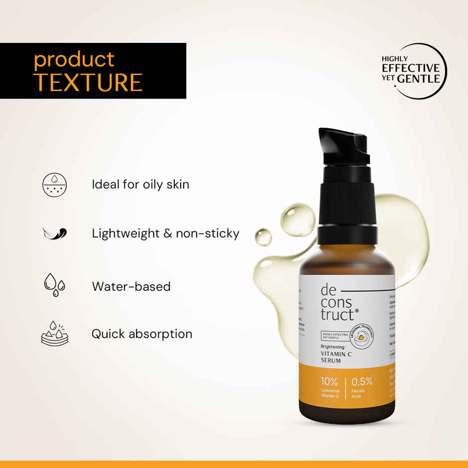 Deconstruct 10% Vitamin C Serum | Targets Dull & Uneven Skin Tone