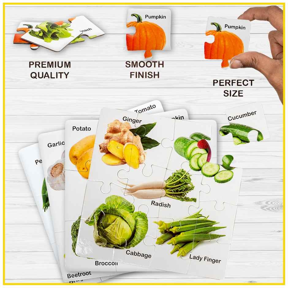 Ratna's Edu.Jigsaw Vegetable | Assorted