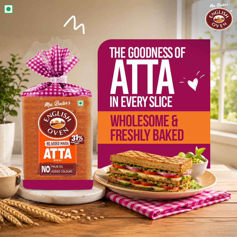 English Oven Zero Maida Atta Bread | High Fibre