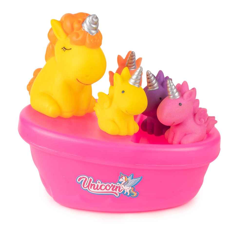 Ratna's Squeezy Unicorn Family Cruise (Colour May Vary)