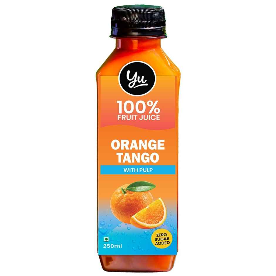 Yu Real Orange Juice with Pulp | Fresh & Natural