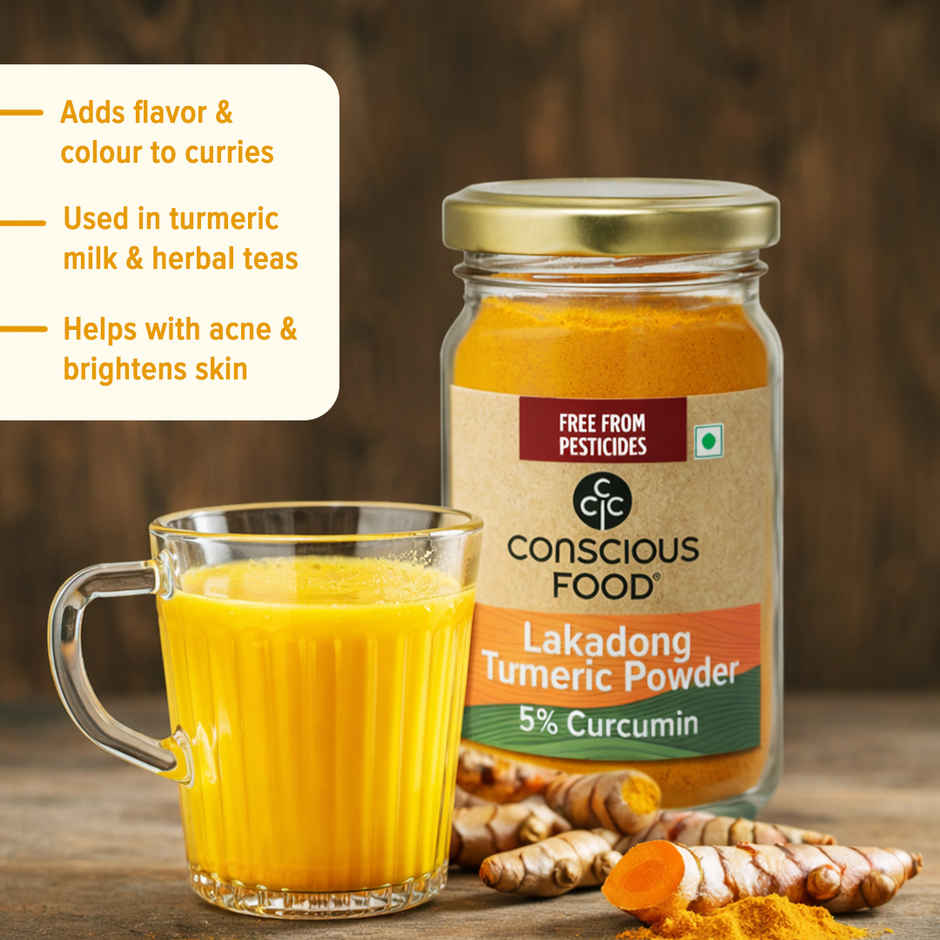 Conscious Food Turmeric Powder | High Curcumin