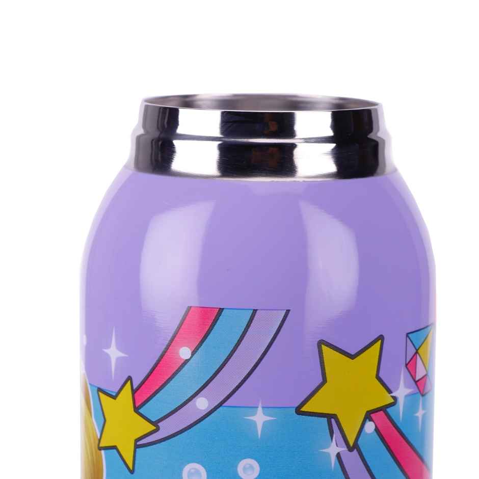 Disney Princess Stainless Steel Sipper Bottle | Double Wall | With Straw | 600 ml