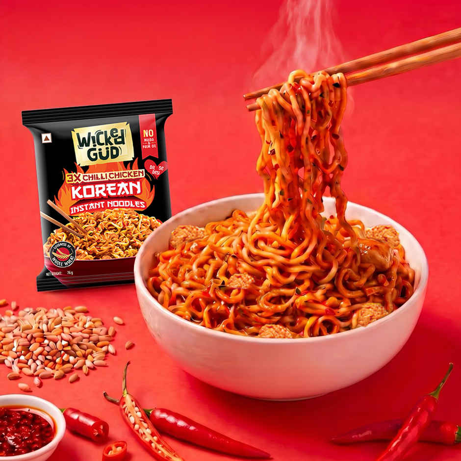 Wickedgud 3X Chilli Chicken Korean Instant Noodles