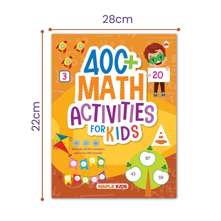 Activity Book for Kids | 400+ Math Activities | Addition, Subtraction, Multiplication, Division