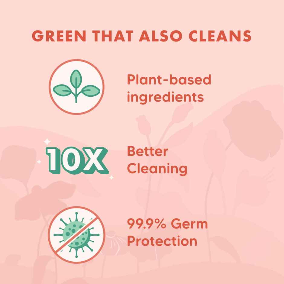 Kleenest Floral Wave Natural Plant Based Floor Cleaner, LABSA Free