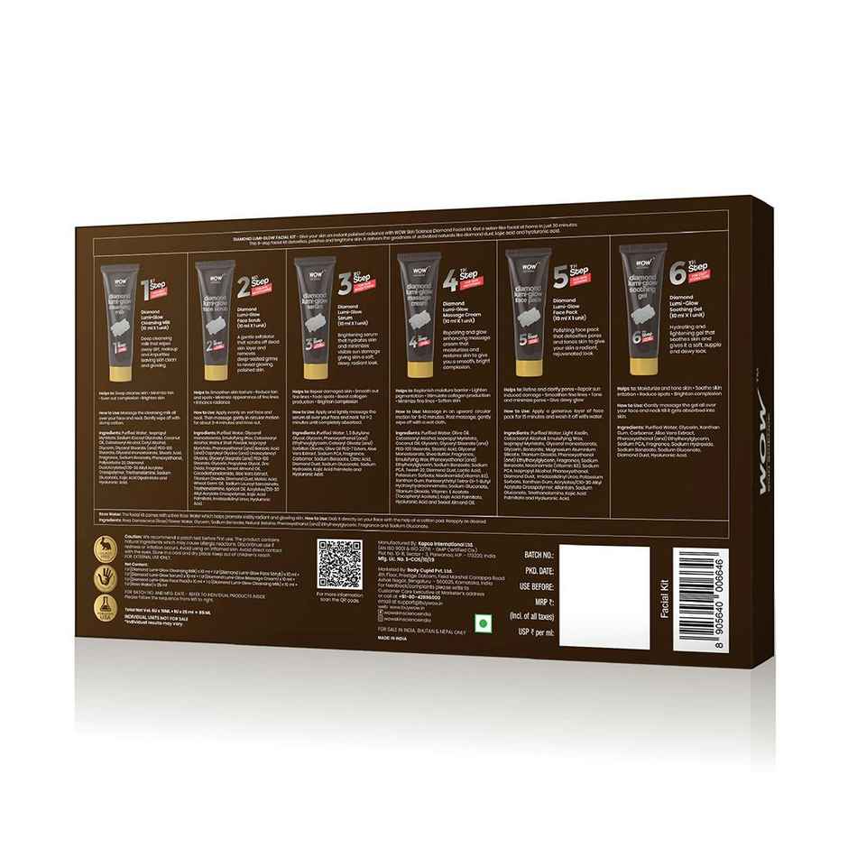 Wow Skin Science Diamond Lumi-Glow Facial Kit