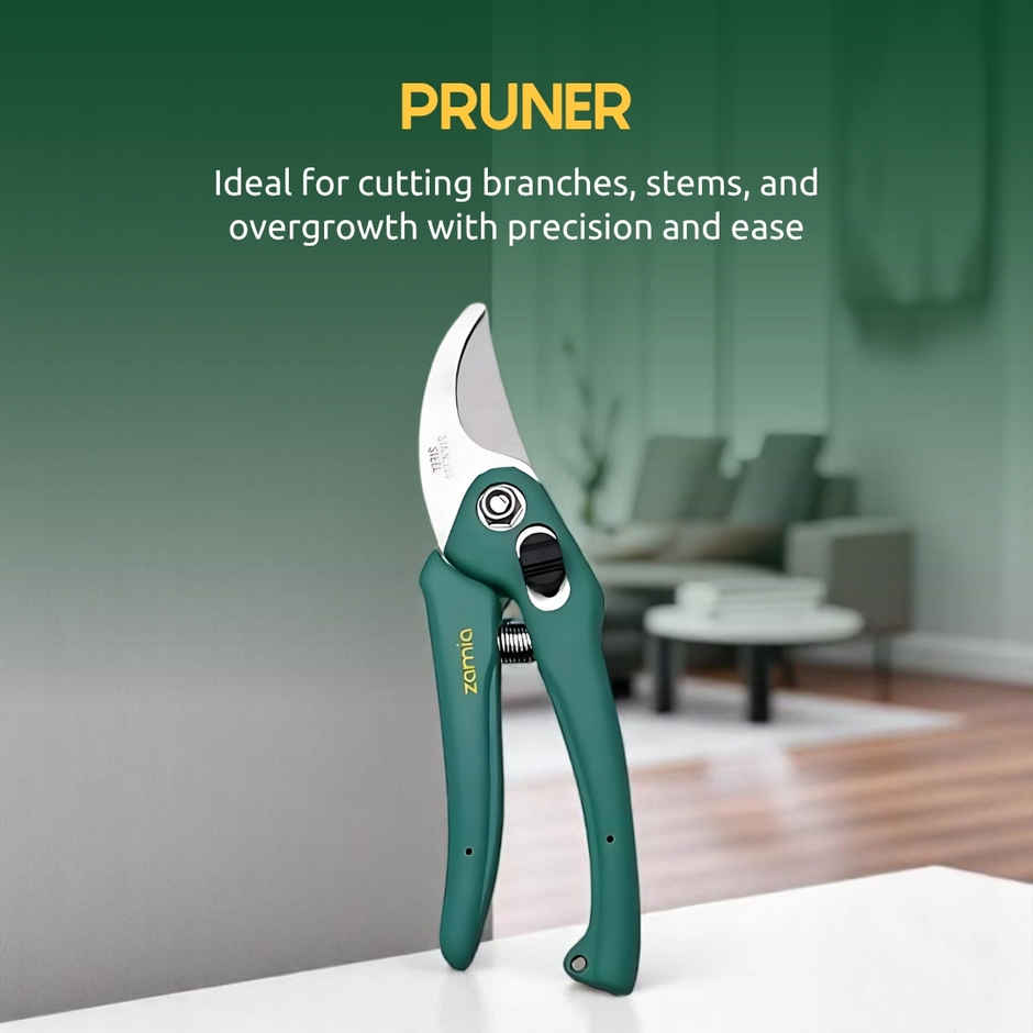 Zamia Garden Pruner | Sharp Bypass Blade | Rust-Resistant Stem Cutter | By Nurturing Green