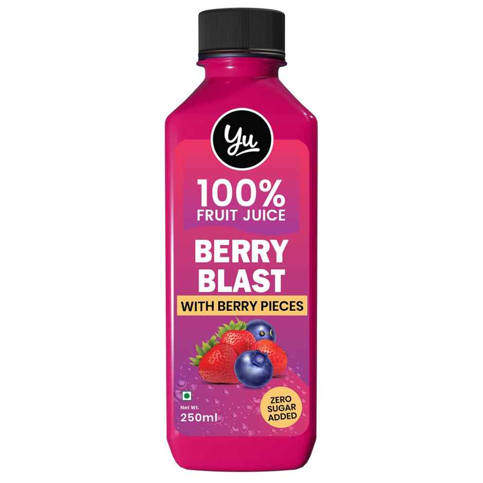 Yu Berry Blast Real Fruit Juice With Berry Pieces