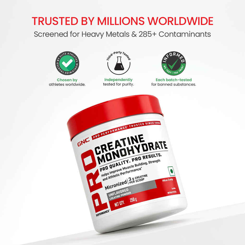 GNC Pure Micronized Creatine Monohydrate With Free Shaker