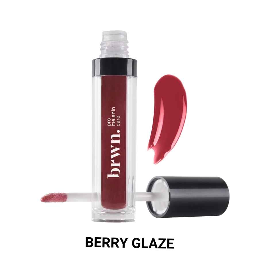 Brwn. Glass Shine Lip Gloss | High Shine | Super Moisturising - 02 Berry Glaze
