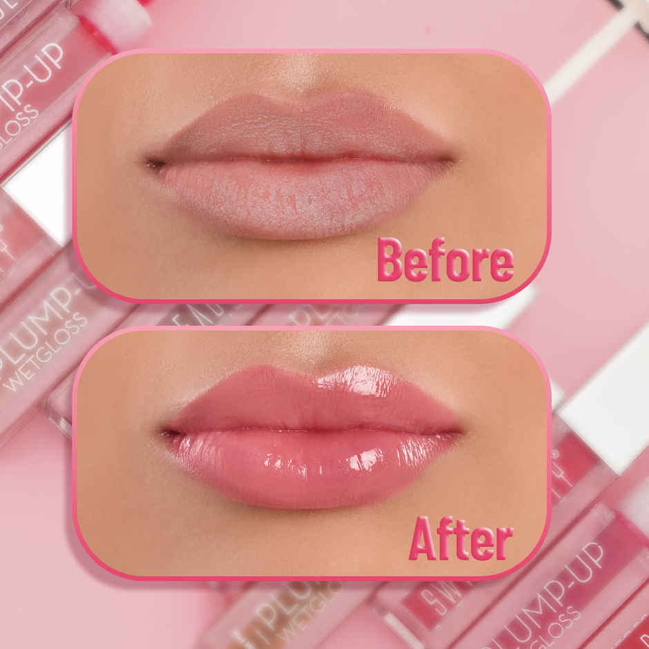 Swiss Beauty Plump Up Wet Lip Gloss For Glossy And Fuller Lips | 10 Popsicle