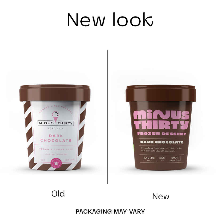 MINUS THIRTY Dark Chocolate Vegan And Sugar Free