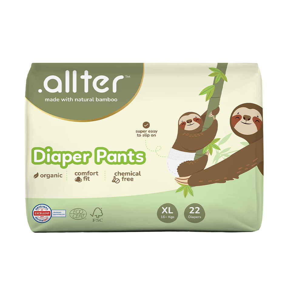 allter Bamboo Pant Style Diaper | XL | 22 pcs