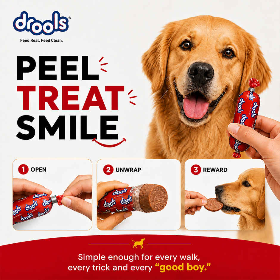Drools 100% Real Chicken Sausage Treats for Dogs