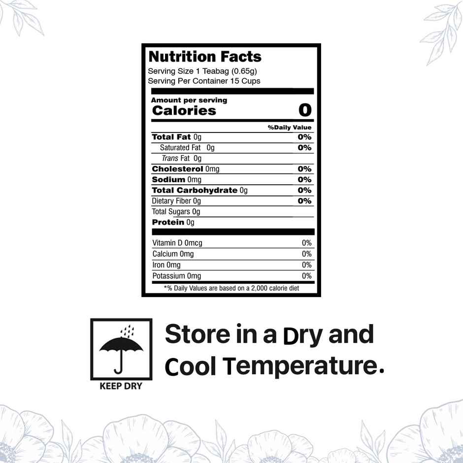 Blue Tea - Chamomile Flower Herbal Tea Jar