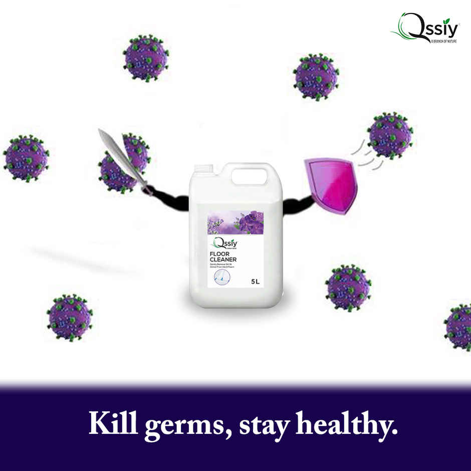 Qssiy Surface Cleaners and Floor Cleaners Liquids, Bathroom Surface Cleaning Liquid| Lavender