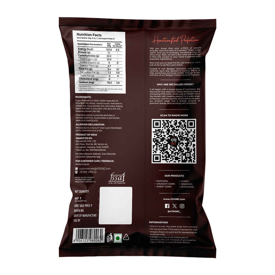 4700BC Belgian Choco Caramel Popcorn