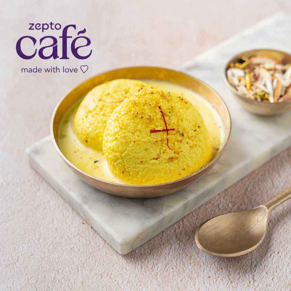 Chole Kulche + Kesari Rasmalai