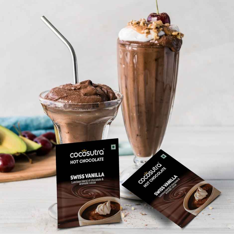 Cocosutra Swiss Vanilla Hot Chocolate Mix