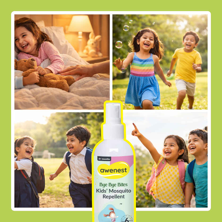 Awenest Bye Bye Bites Kids Mosquito Repellant Spray