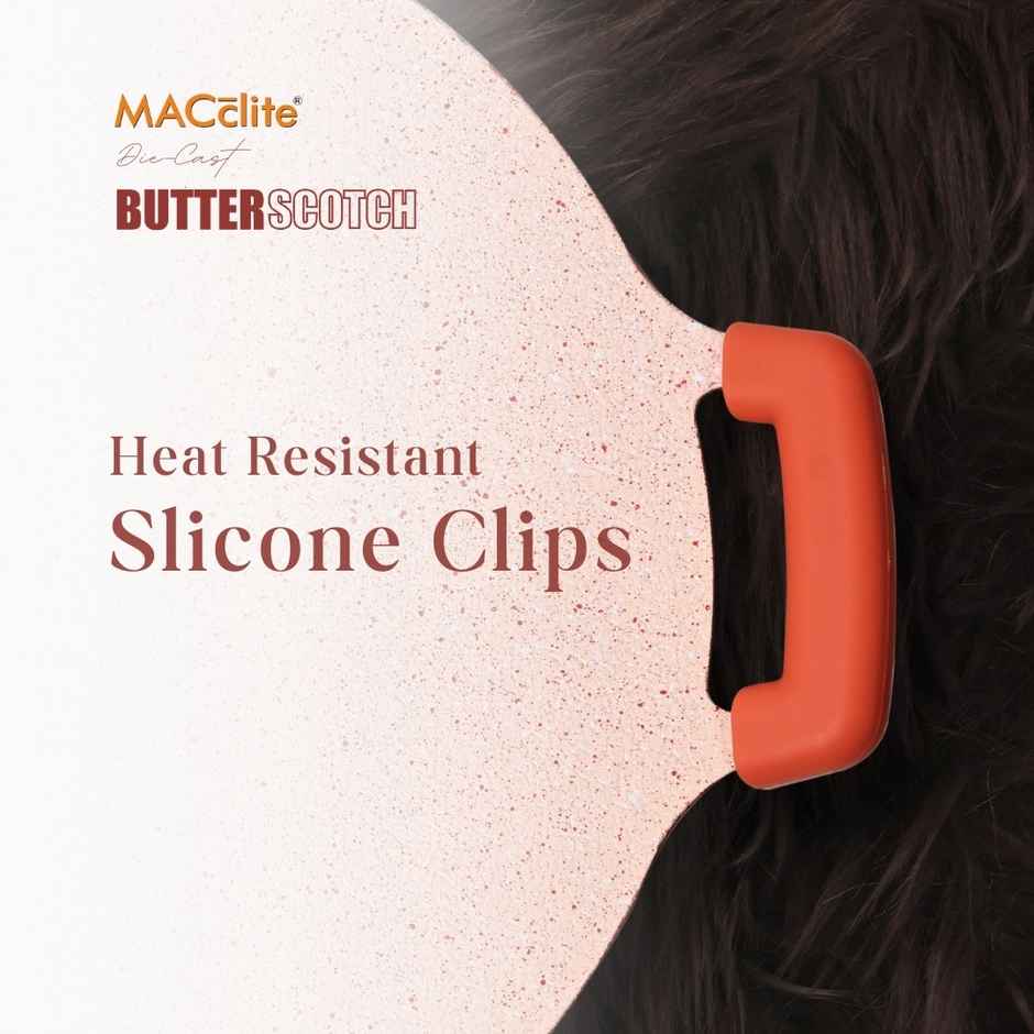 Macclite Non-Stick PDC Granite+ Induction Base Butter Scotch Triumph Concave Tawa 34 cm