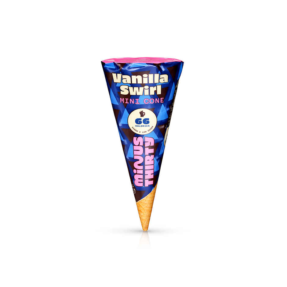 MINUS THIRTY Vanilla Swirl Mini Ice Cream Cone