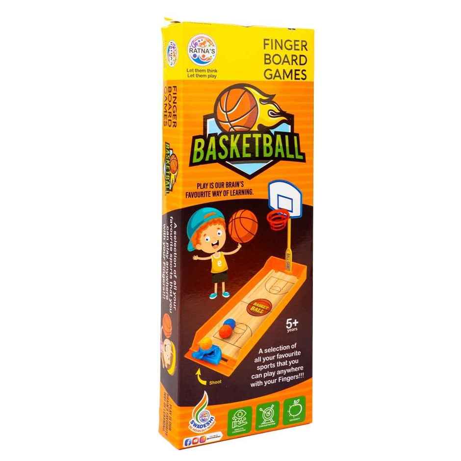Ratna's Finger Board Basket Ball | Assorted | 5+ Years