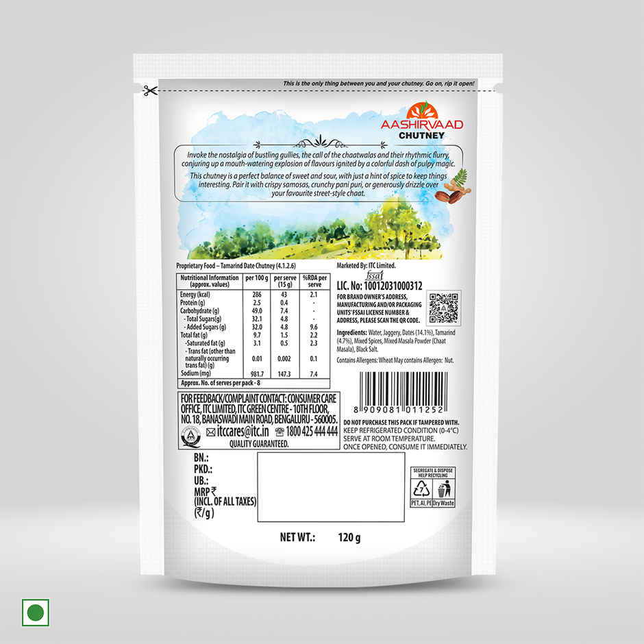 Aashirvaad Fresh Tamarind Date Chutney