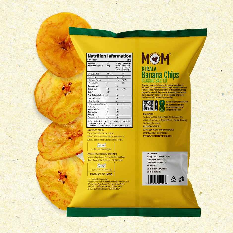 MOM Kerala Banana Chips - Classic Salted Combo 