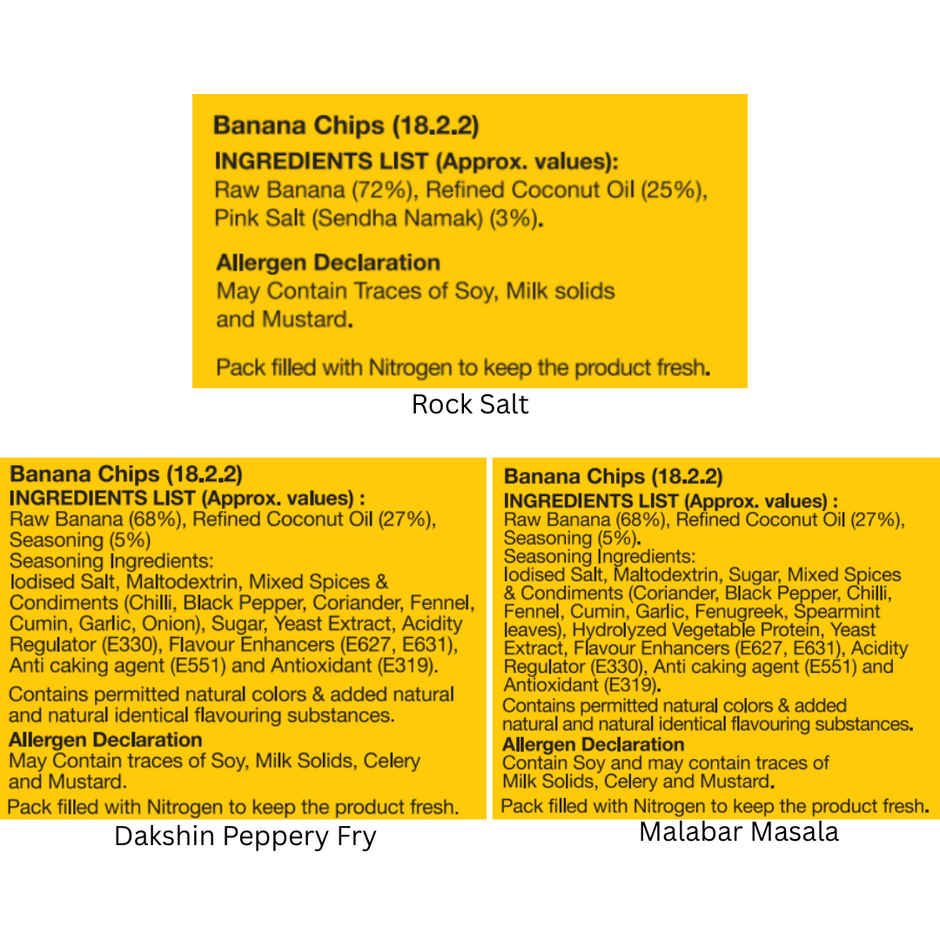 Beyond Snack Assorted Banana Chips Combo Pack - South Ka Flavours