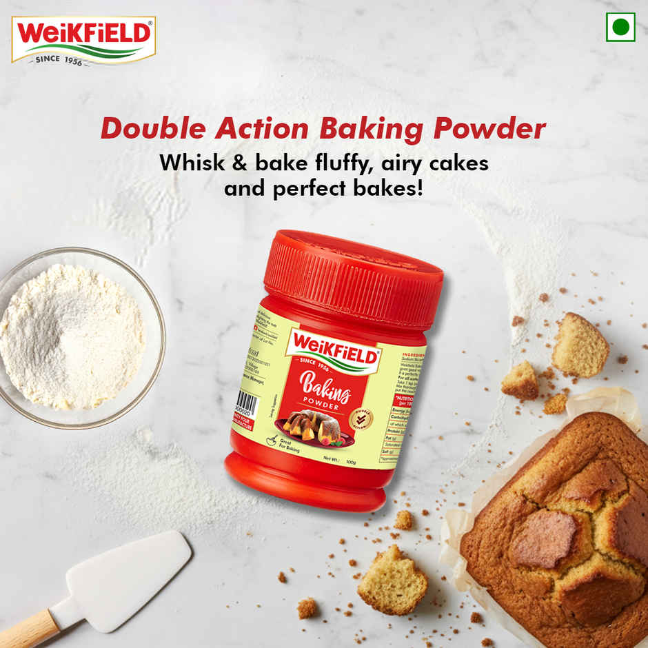 Weikfield Baking Powder Jar | Double Acting