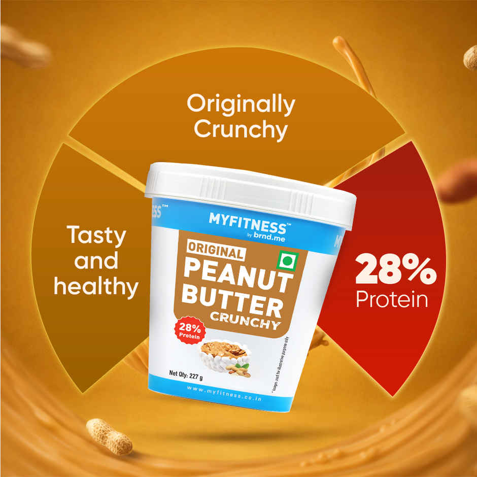 MyFitness Original Peanut Butter Crunchy Spread | High Protein