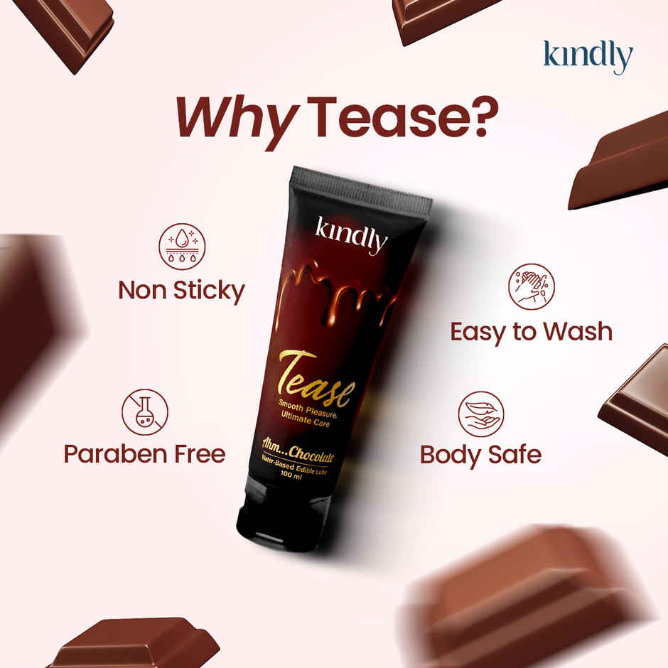 Kindly Health Tease Chocolate Favoured Lubes