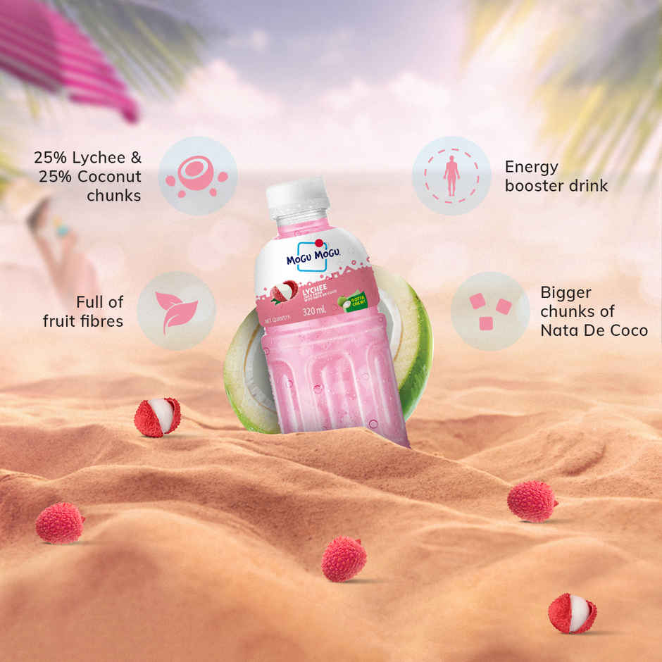 Blueberry Imported(120gms) & Mogu Mogu Lychee Juice Drink(300ml) Combo