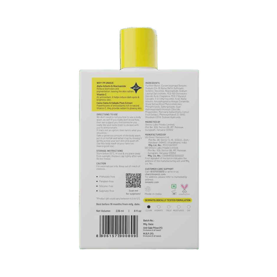 Chemist At Play Brightening Body Wash - 2% Vitamin C + Niacinamide Shower Gel For Women & Men