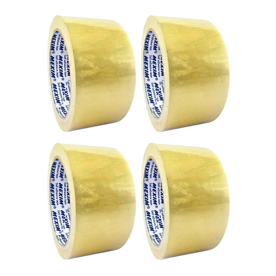 White Bopp Packaging Tapes - 48 mm x 50 Meters x 50 micron | Pack of 4