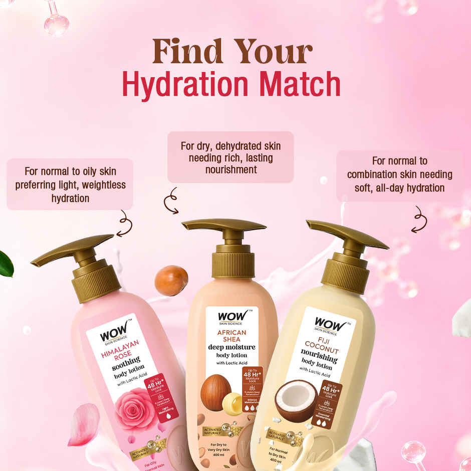 Wow Skin Science Himalayan Rose Soothing Body Lotion