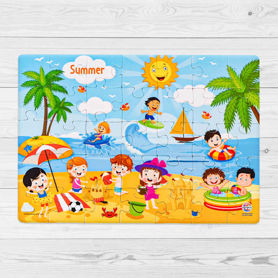 Ratna's 4In1 Indian Seasons Jigsaw Puzzle 0xc002111318 (Assorted)
