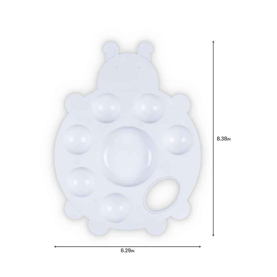 Itsy Bitsy Artist Colour Mixing Palette Ladybug 7 Wells Approx 8.38 x 6.29in Pbhc Lb