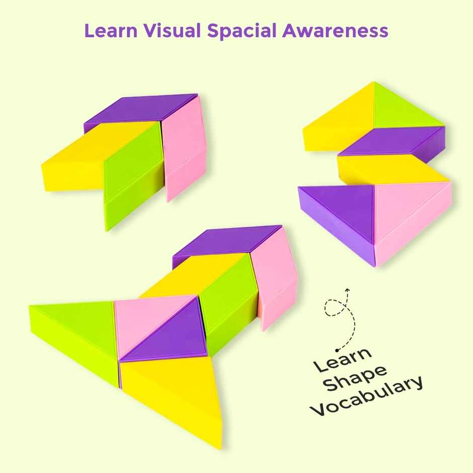 Ratna's Magnetic Tangram | Assorted | Educational & Fun