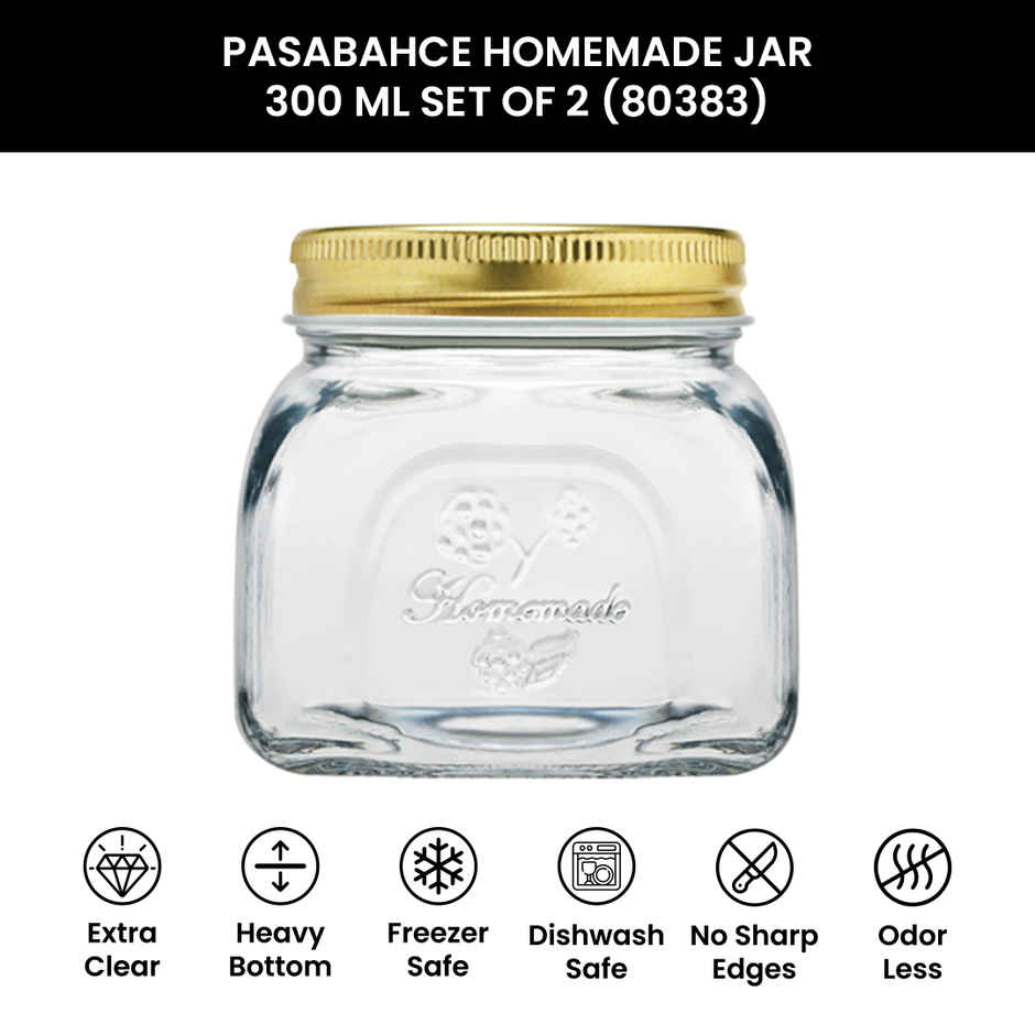 Pasabahce Homemade Jar Lp | 300 ml | 2 Pcs Set